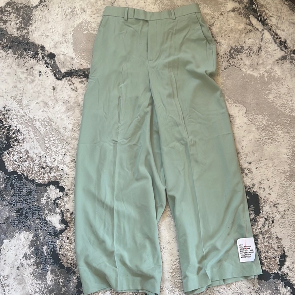 ASOS green baddy pants sz 32